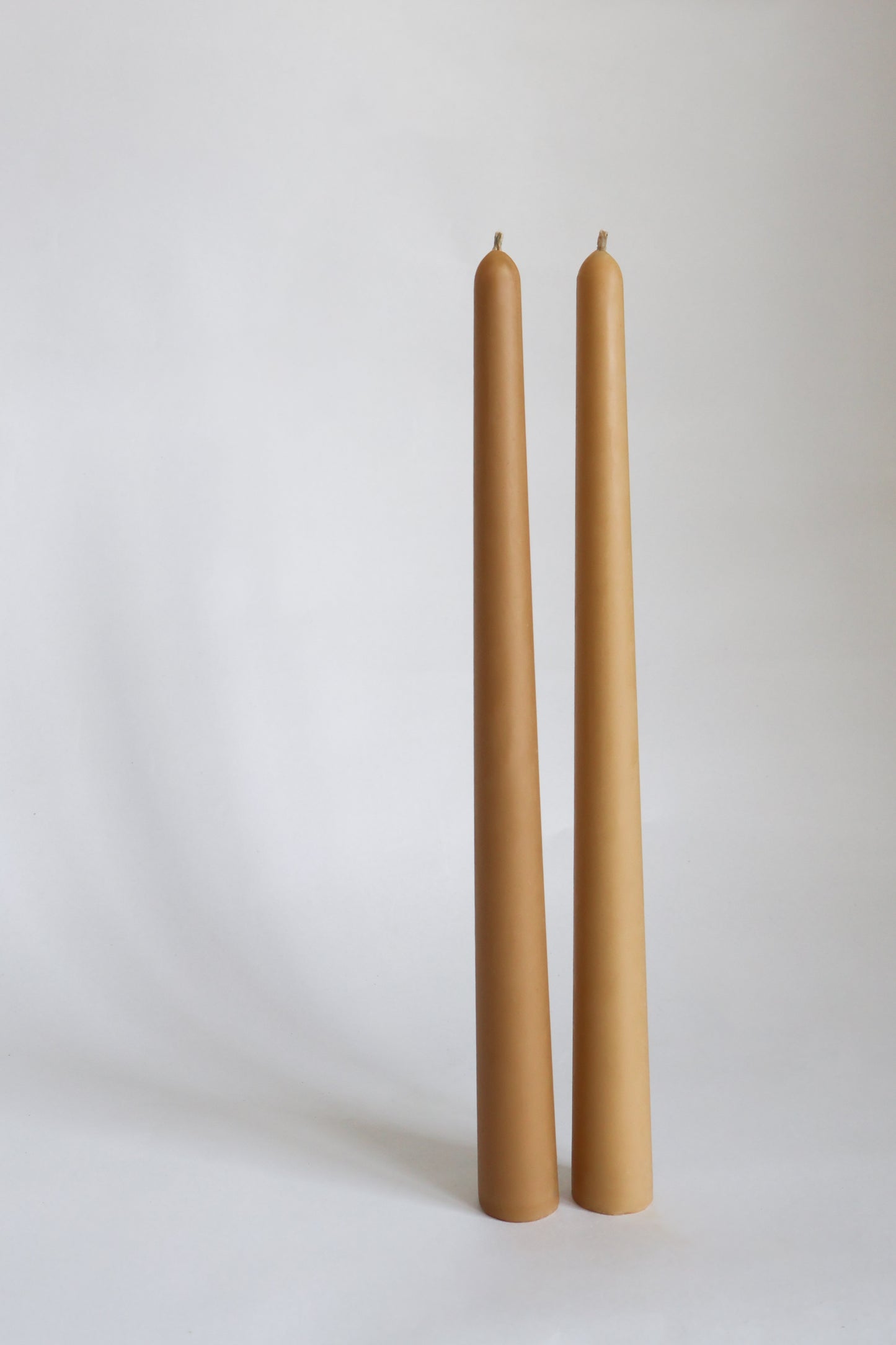 Natural Beeswax Candle - Twin Set