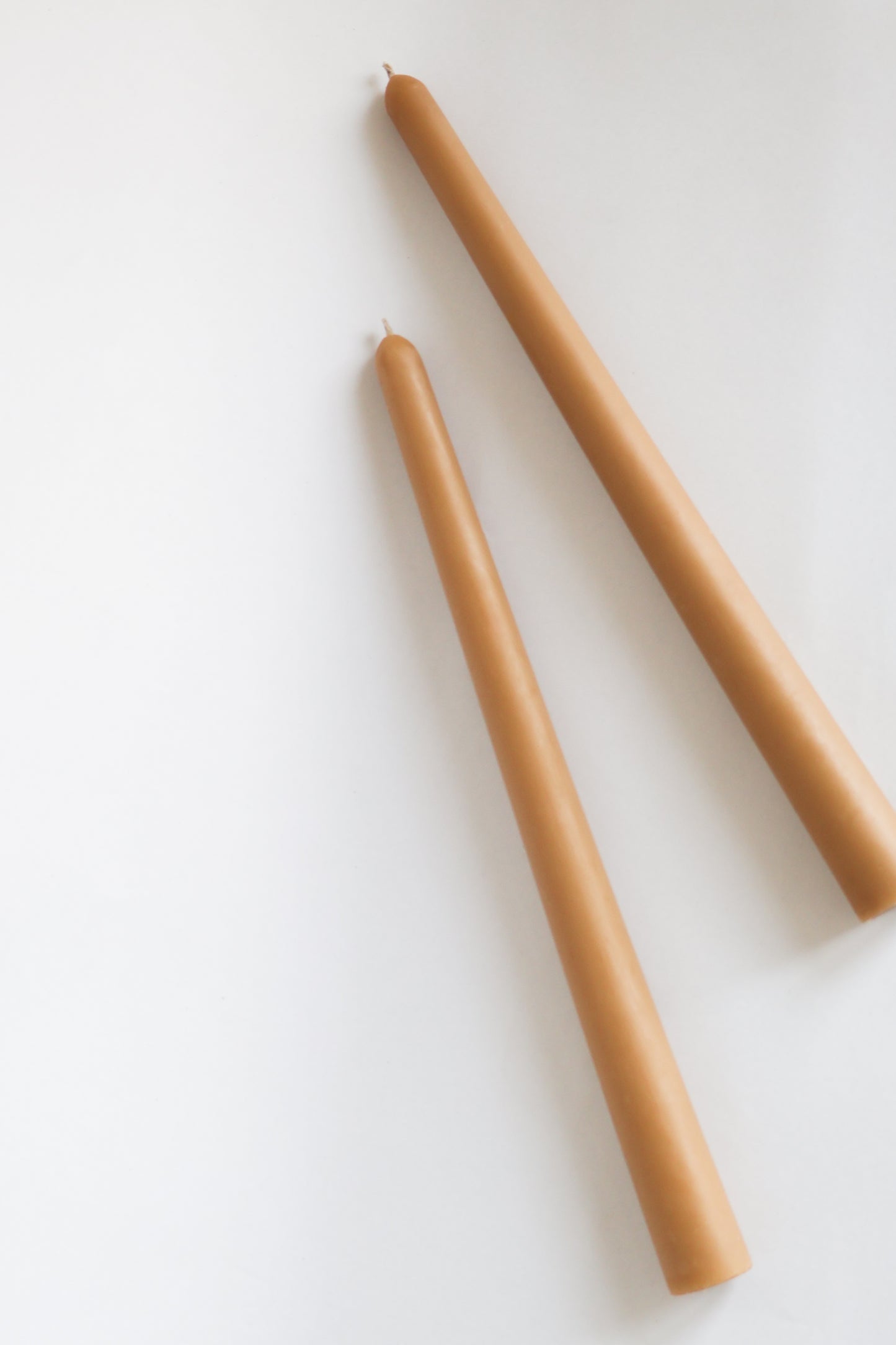 Natural Beeswax Candle - Twin Set